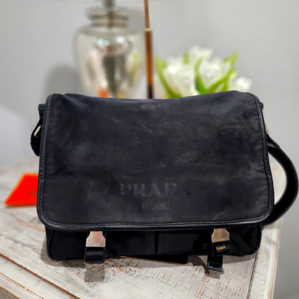 ***SOLD***Prada nylon laptop/messenger bag